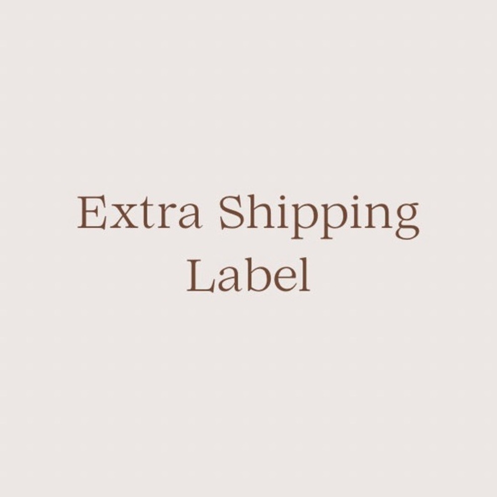 Extra shipping Label